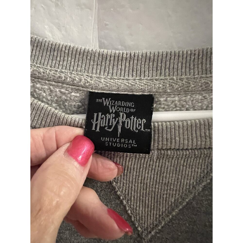 Universal Studios Gray Harry Potter Ravenclaw Sweatshirt Sz L - Picture 5 of 8